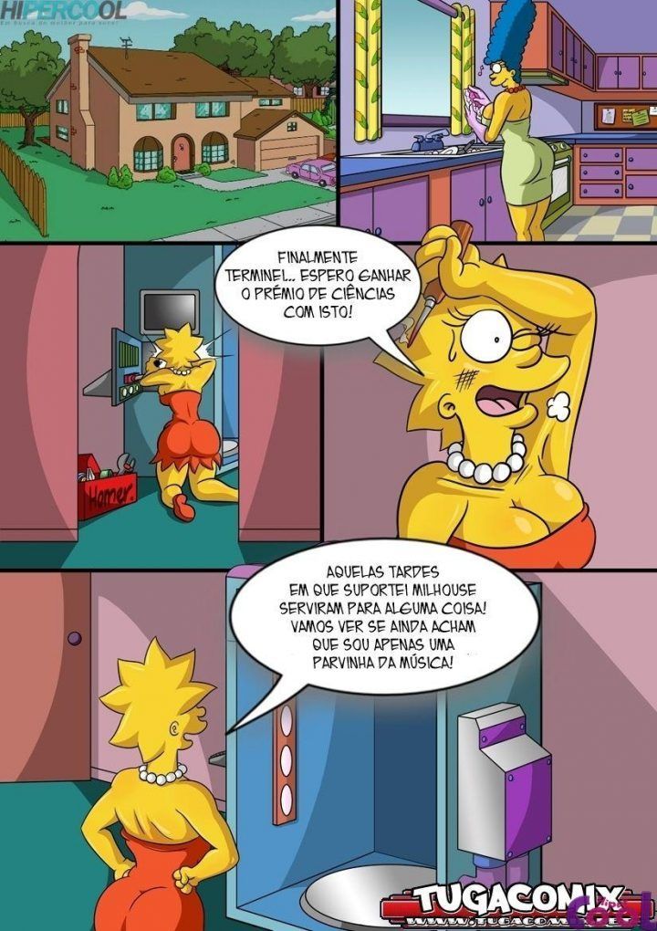 Hentai os Simpsons e Futurama quadrinhos porno