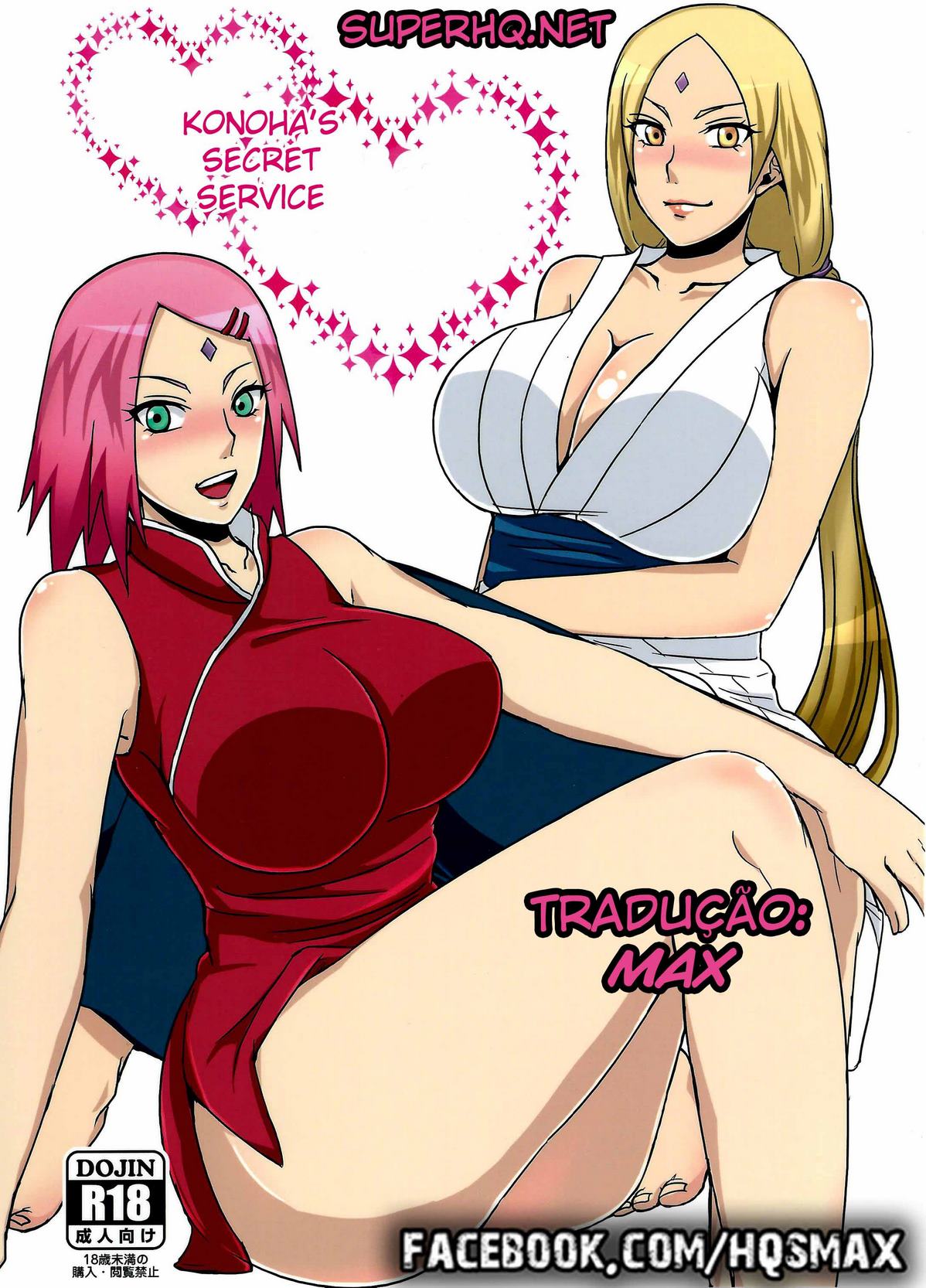 Sakura pelada e Tsunade Hentai gratis xxx