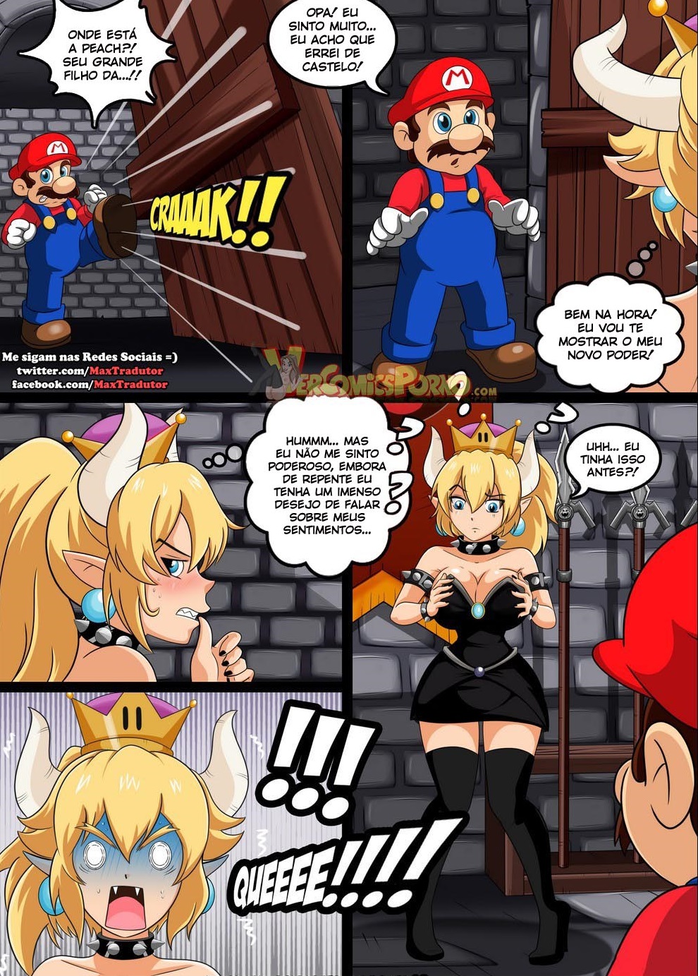 Jogos Hentai Mario Bros: Bowsette Rescate