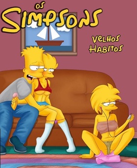 Simpsons Velhos Costumes 1 – Bart e Lisa Fazendo Sexo Incestuoso