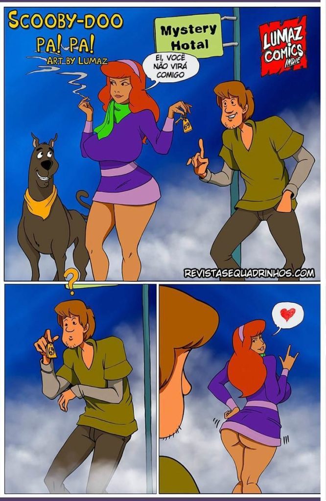 Scooby Doo fudendo Daphine no Cio.