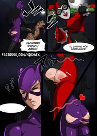 Mulher Gato (Catwoman) X Arlequina (Harley Quinn)